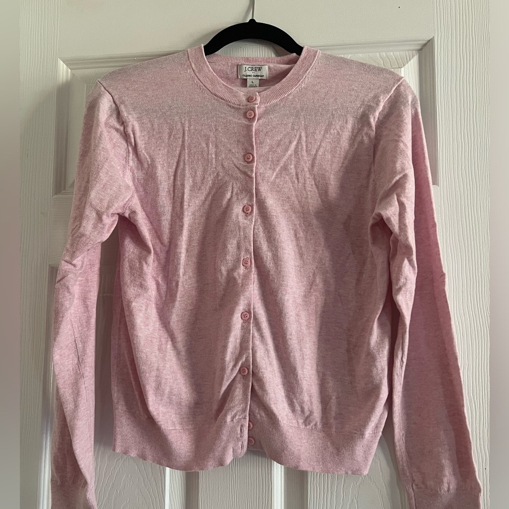 J.Crew Factory Classic Cotton Cardigan Sweater
